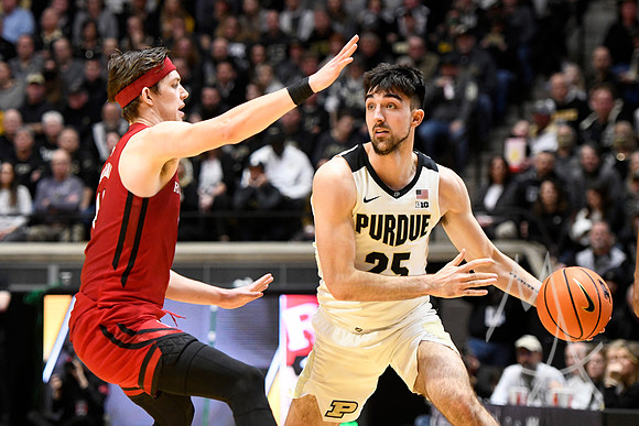 COLLEGE BASKETBALL: FEB 20 Rutgers at Purdue