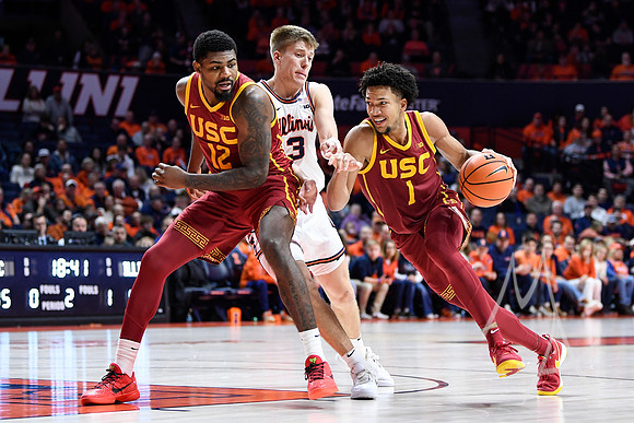COLLEGE BASKETBALL: JAN 11 USC at Illinois