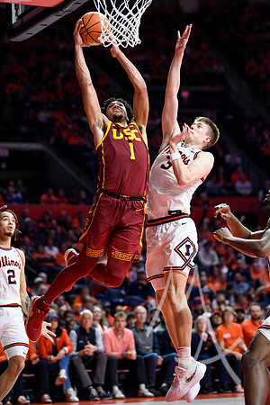 COLLEGE BASKETBALL: JAN 11 USC at Illinois