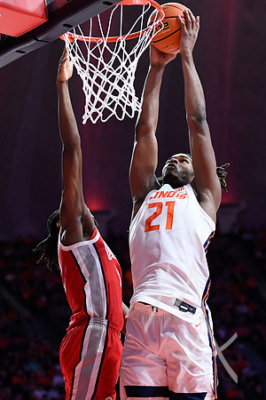 COLLEGE BASKETBALL: FEB 02 Ohio State at Illinois