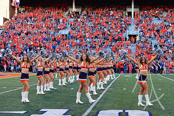 NCAA FOOTBALL: SEP 10 North Carolina at Illinois