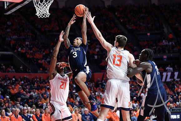 COLLEGE BASKETBALL: JAN 08 Penn State at Illinois