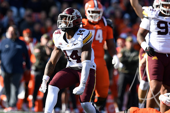 COLLEGE FOOTBALL: NOV 02 Minnesota at Illinois
