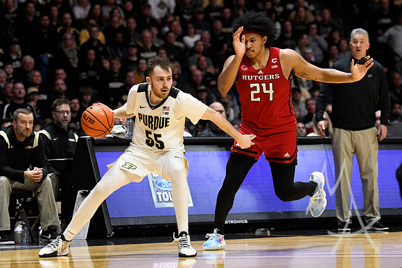 COLLEGE BASKETBALL: FEB 20 Rutgers at Purdue