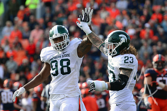 NCAA FOOTBALL: NOV 05 Michigan State at Illinois
