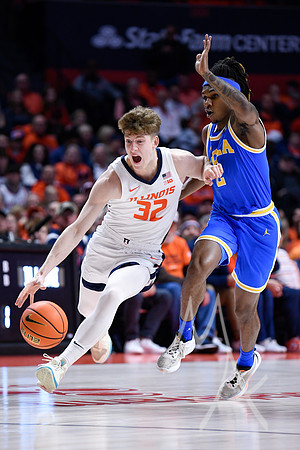 COLLEGE BASKETBALL: FEB 11 UCLA at Illinois
