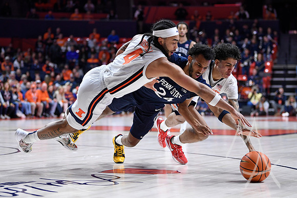 COLLEGE BASKETBALL: JAN 08 Penn State at Illinois