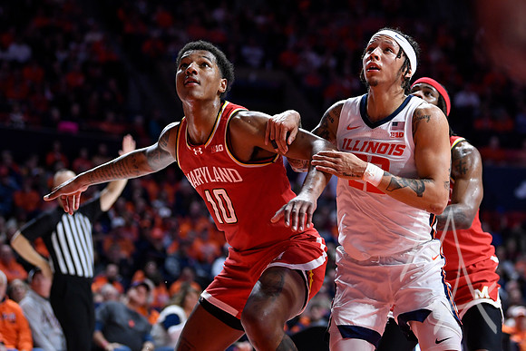 COLLEGE BASKETBALL: JAN 23 Maryland at Illinois