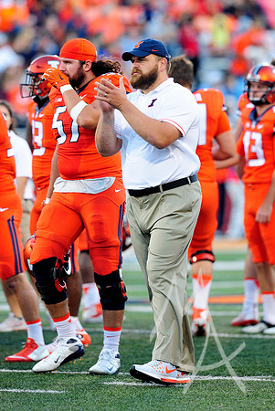 NCAA FOOTBALL: SEP 10 North Carolina at Illinois