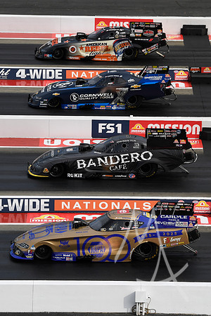 AUTO: APR 27 NHRA American Rebel Light 4-Wide Nationals