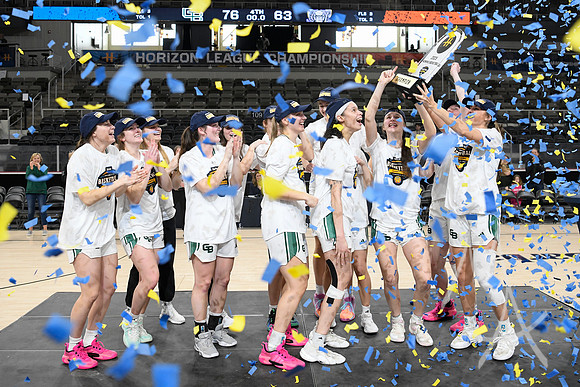 COLLEGE BASKETBALL: MAR 11 Women's Horizon League Championship Green Bay vs Fort Wayne