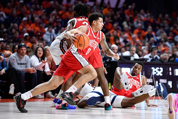 COLLEGE BASKETBALL: FEB 02 Ohio State at Illinois