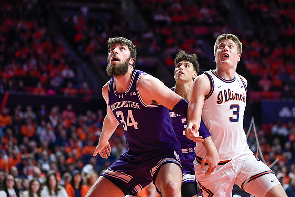 COLLEGE BASKETBALL: JAN 26 Northwestern at Illinois