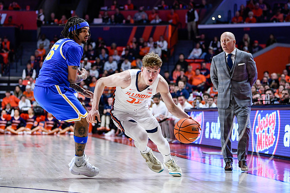 COLLEGE BASKETBALL: FEB 11 UCLA at Illinois