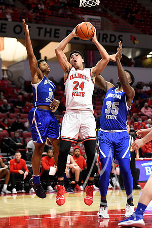 COLLEGE BASKETBALL: FEB 26 Indiana State at Illiniois State