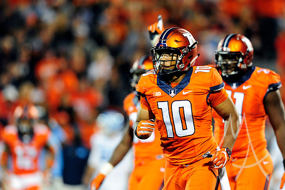 NCAA FOOTBALL: SEP 10 North Carolina at Illinois