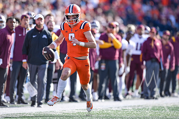 COLLEGE FOOTBALL: NOV 02 Minnesota at Illinois