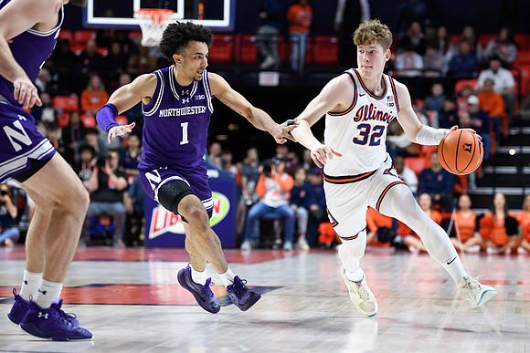 COLLEGE BASKETBALL: JAN 26 Northwestern at Illinois