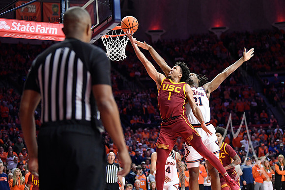 COLLEGE BASKETBALL: JAN 11 USC at Illinois