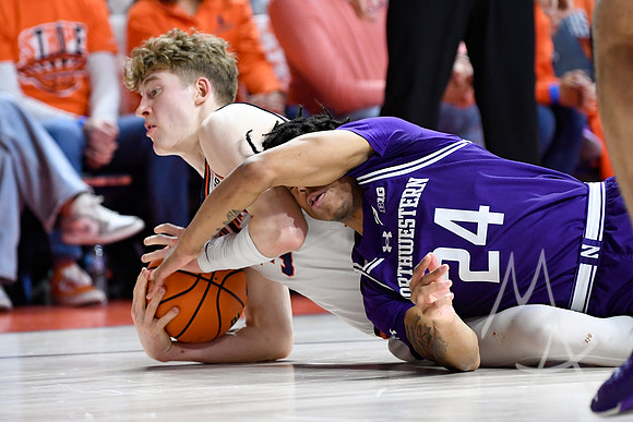 COLLEGE BASKETBALL: JAN 26 Northwestern at Illinois