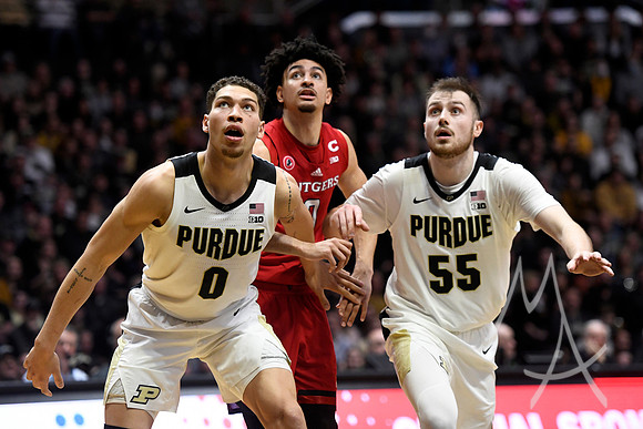 COLLEGE BASKETBALL: FEB 20 Rutgers at Purdue
