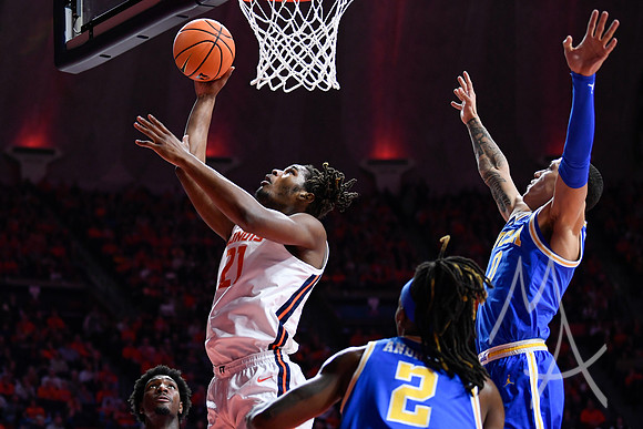 COLLEGE BASKETBALL: FEB 11 UCLA at Illinois