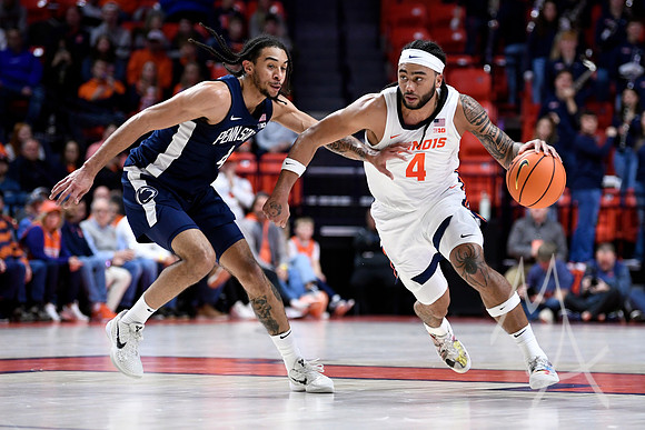 COLLEGE BASKETBALL: JAN 08 Penn State at Illinois