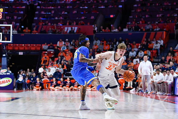 COLLEGE BASKETBALL: FEB 11 UCLA at Illinois