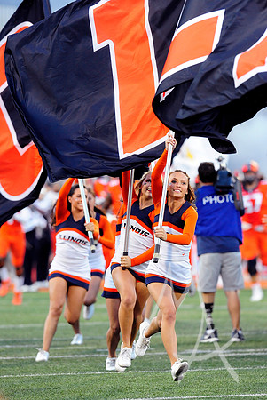 NCAA FOOTBALL: SEP 10 North Carolina at Illinois