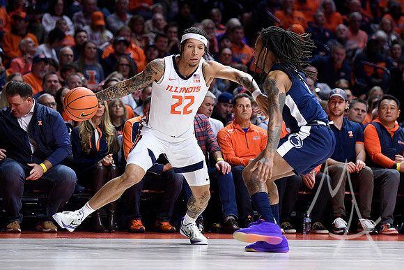 COLLEGE BASKETBALL: JAN 08 Penn State at Illinois