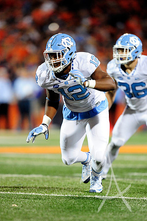 NCAA FOOTBALL: SEP 10 North Carolina at Illinois