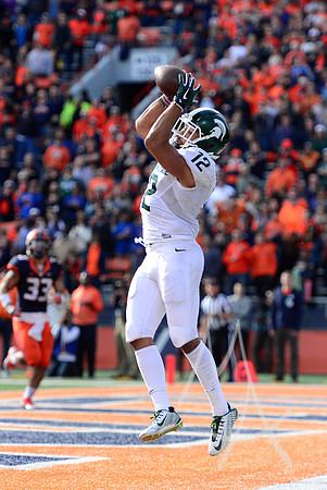 NCAA FOOTBALL: NOV 05 Michigan State at Illinois