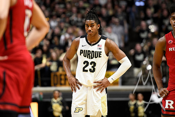 COLLEGE BASKETBALL: FEB 20 Rutgers at Purdue