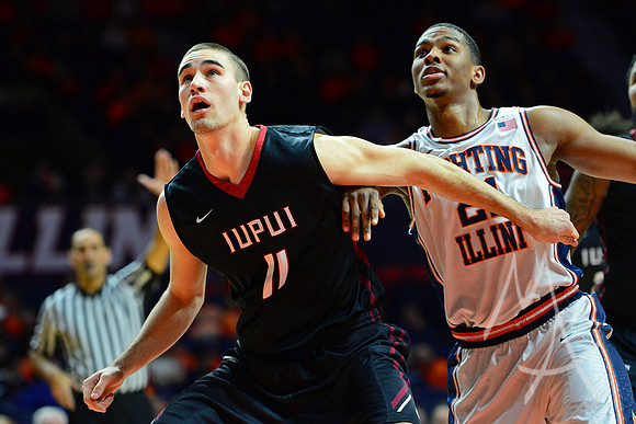 NCAA BASKETBALL: DEC 06 IUPUI at Illinois