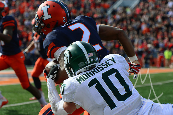NCAA FOOTBALL: NOV 05 Michigan State at Illinois