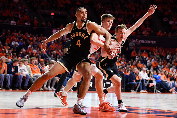 COLLEGE BASKETBALL: MAR 07 Purdue at Illinois