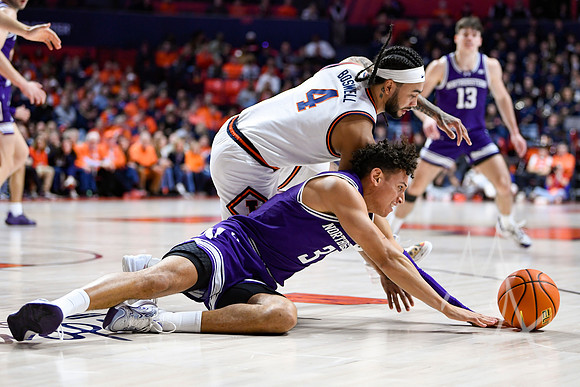 COLLEGE BASKETBALL: JAN 26 Northwestern at Illinois