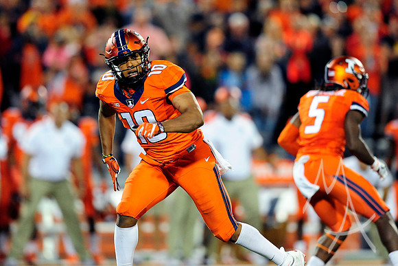 NCAA FOOTBALL: SEP 10 North Carolina at Illinois