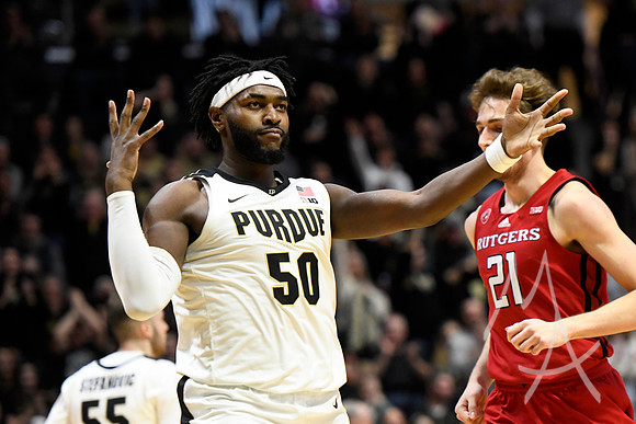COLLEGE BASKETBALL: FEB 20 Rutgers at Purdue