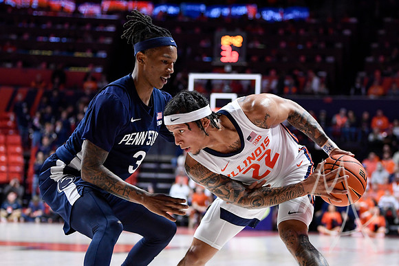 COLLEGE BASKETBALL: JAN 08 Penn State at Illinois