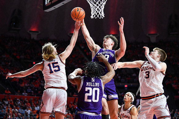 COLLEGE BASKETBALL: JAN 26 Northwestern at Illinois