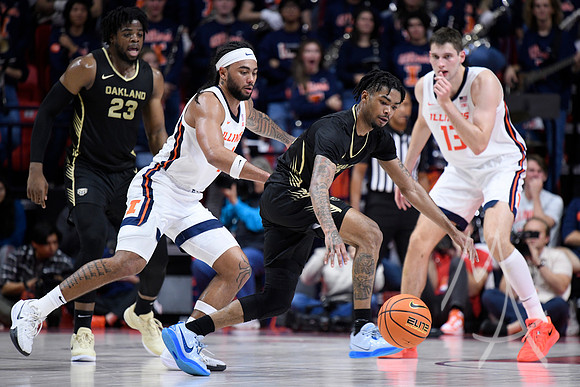 COLLEGE BASKETBALL: NOV 13 Oakland at Illinois