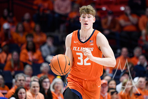 COLLEGE BASKETBALL: FEB 25 Iowa at Illinois