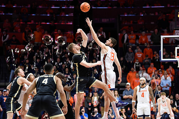 COLLEGE BASKETBALL: MAR 07 Purdue at Illinois