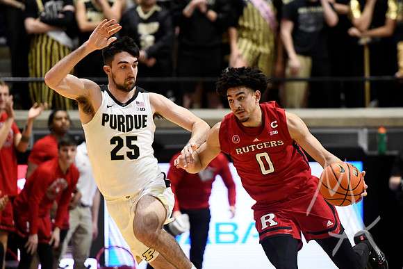 COLLEGE BASKETBALL: FEB 20 Rutgers at Purdue