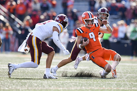 COLLEGE FOOTBALL: NOV 02 Minnesota at Illinois